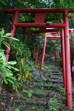 高千穂巡り・三ヶ所神社　奥宮二上山神社入り口