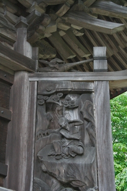 高千穂巡り・三ヶ所神社彫刻