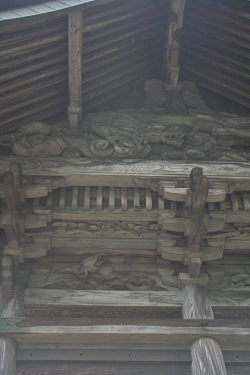 高千穂巡り・三ヶ所神社彫刻