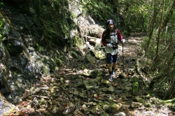 尾鈴山瀑布群 〜 滝めぐり・移動中