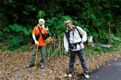 尾鈴山瀑布群 〜 滝めぐり・"近道"を利用し駐車場にもどる