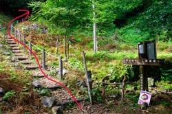 尾鈴山瀑布群 〜 滝めぐり・移動中