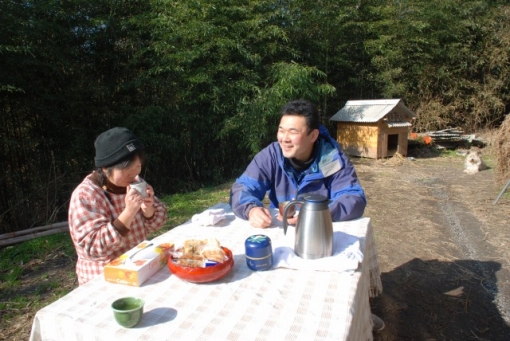 ファームカノン・食事風景