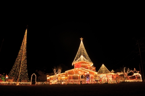 宮崎クリスマスイルミネーション特集・川南町『三原邸』（個人）