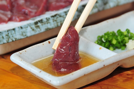 しゃも料理鶏家・豊のしゃもレバー刺身