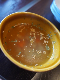 アオノケシキ・しょうがのスープ