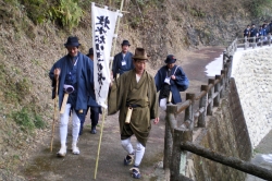 あくがれて散歩道「なりきり牧水」風景