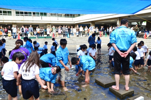 間門小学校タッチングプール･１