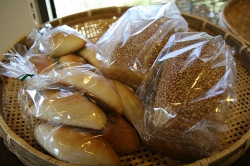 小麦の家『鈴』 - すず -・千歳産小麦100%の「金色コッペ」「金色食パン」