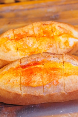 亀のパン・明太フランス