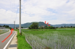 ヒバリカフェ／ひばり工房・道案内風景