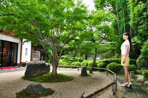 高千穂『旅館 神仙』・館内紹介（外観・庭園）