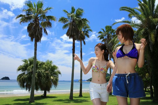 延岡の夏『鏡山』『下阿蘇海水浴場』