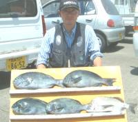 長ハエ　蔵座氏　クロ,チヌ(1～1,8kg)