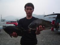 清武 工藤さん クロ1.7kg チヌ2kg 51cm