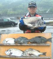 甲斐氏 クロ,チヌ(1〜2,3kg)