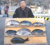 ジョゲン 井上氏クロ、チヌ(700〜1.5kg)