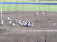 甲子園出場を決めて歓喜するウルスラナイン