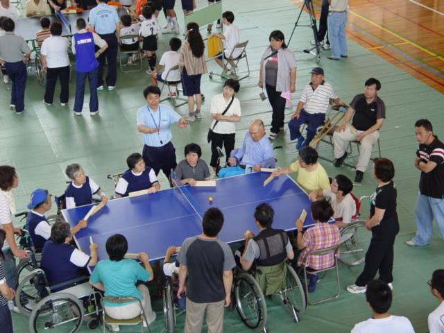 試合風景