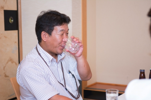 三蔵鼎談・佐藤焼酎銀の水試飲