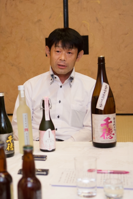 三蔵鼎談・千徳酒造　純米酒千徳門田さん